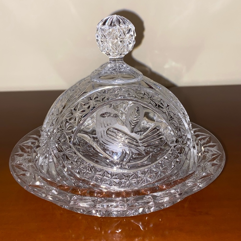 Antique Bird Dish